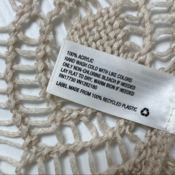 Handcrafted Knit Tassel Fringe Boho Sweater Poncho Boho Spell Gypsy Style Shawl - Picture 15 of 16